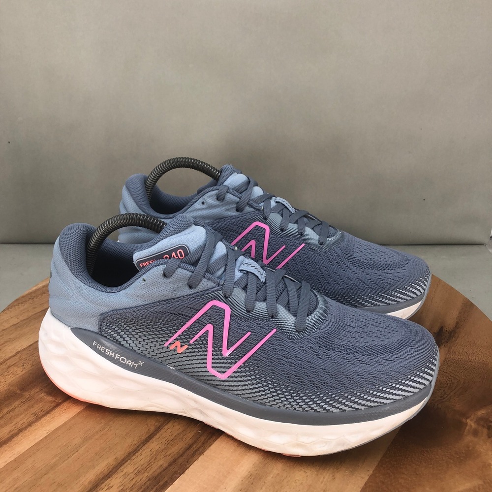 New Balance Fresh Foam 840 Womens Running Shoes Blue Pink Size 10 B